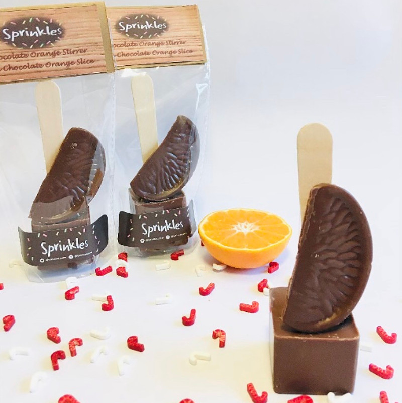 Chocolate Orange Stirrer - Stirrers,Milk Chocolate