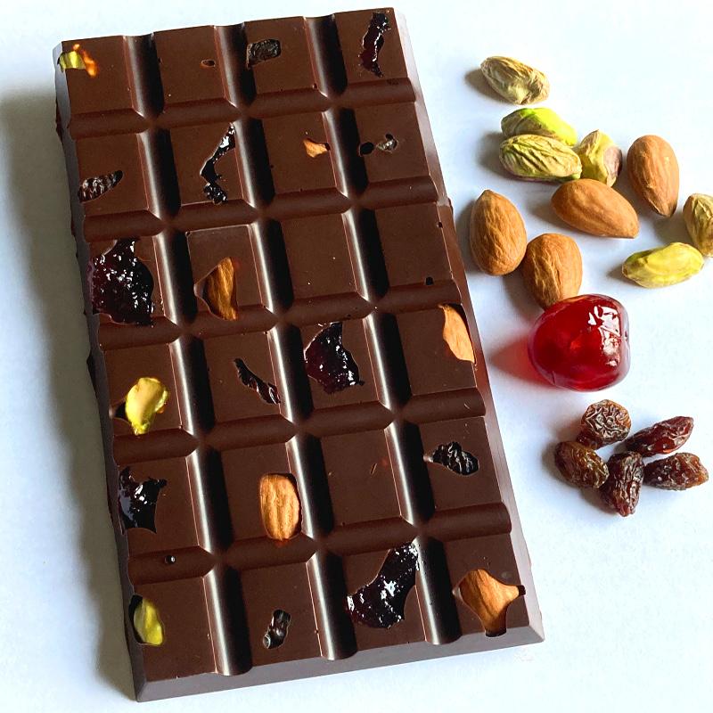 Posh Fruit and Nut Chocolate Bar - Chocolate Bars, Dark Chocolate