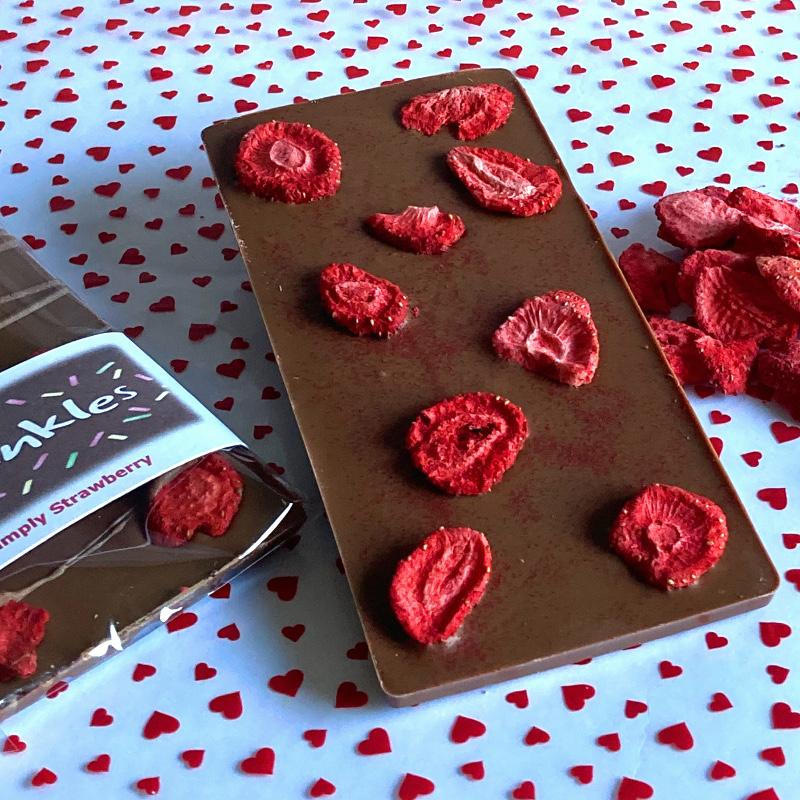 Simply Strawberry Chocolate Bar - Chocolate Bars,Milk Chocolate